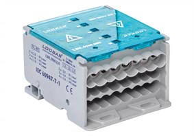 3 KUTUP - 8 DELIKLI - 125A  TAM KAPALI DAGITICI (2x25mm² + 2x16mm² + 4x10mm²)