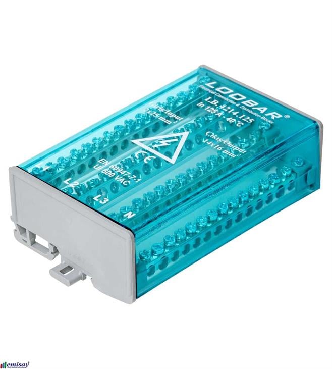 4 KUTUP - 16 DELIKLI - 125A DAGITICI (2x25mm² + 14x16mm²)