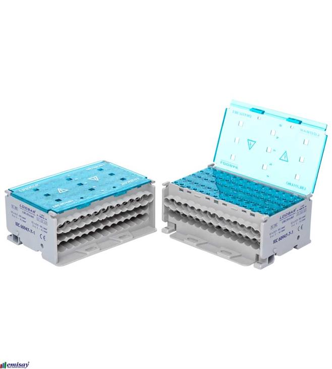 5 KUTUP - 14 DELIKLI - 63A  TAM KAPALI DAGITICI (12x10mm² + 2x6mm²)