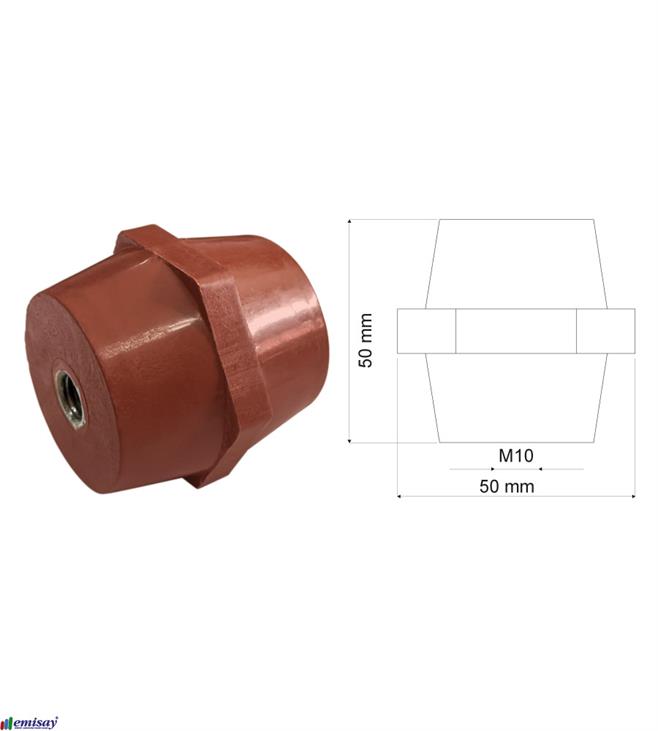 (50x55)mm M10 FIÇI 2S IZOLATÖR