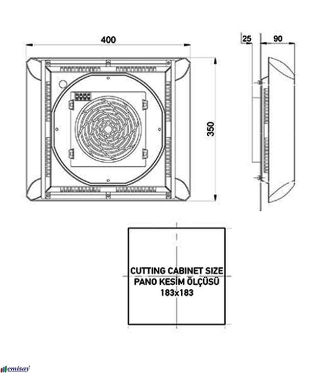 QUICK ÇATI FANI 400 m³ (FULLTECH FANLI)