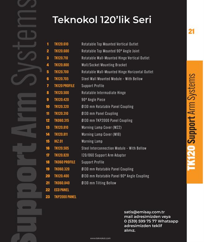 Teknokol 120 lik seri