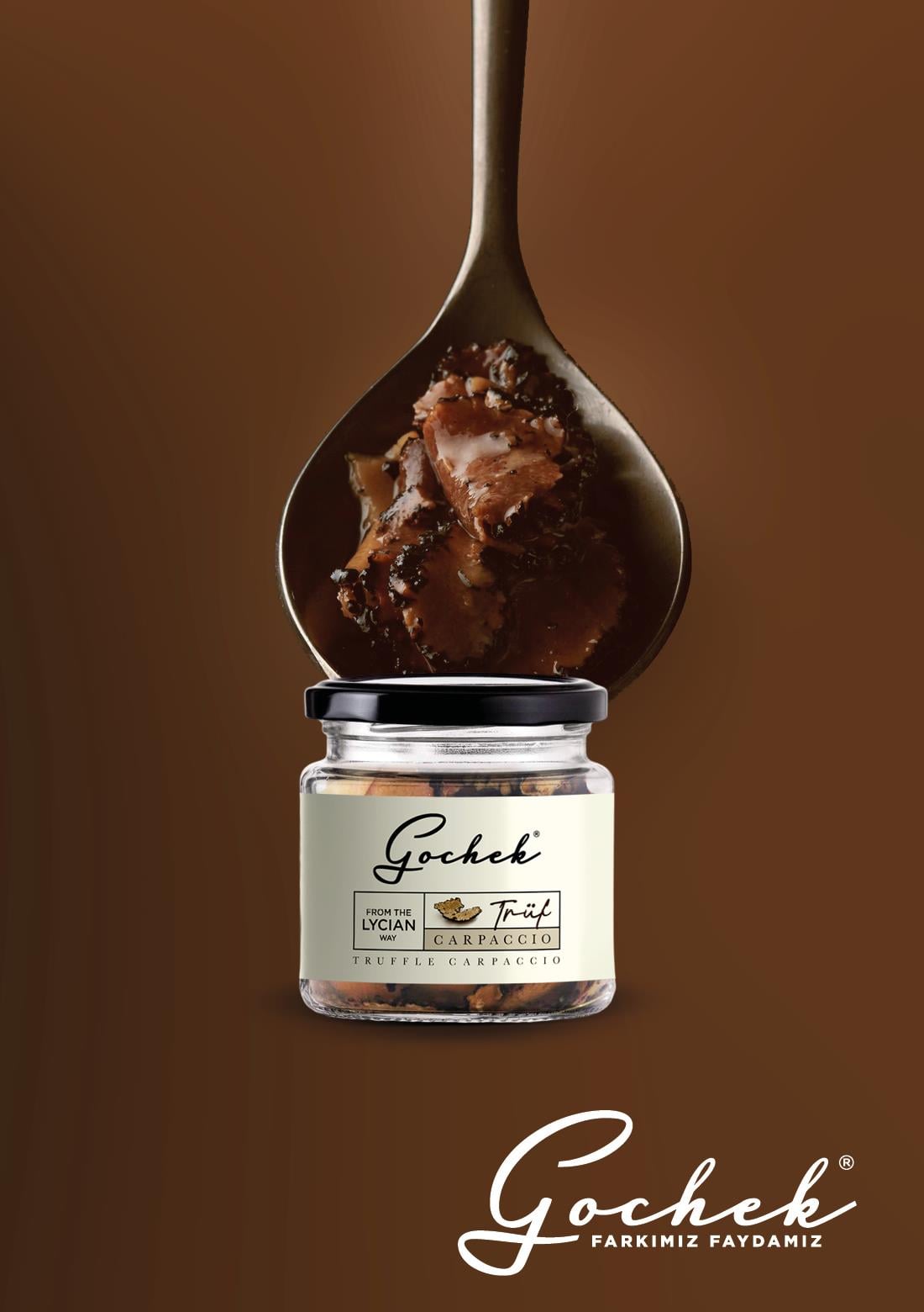 Gochek Trüf Carpaccio- Zeytinyağında Taze Siyah Trüf Mantarı