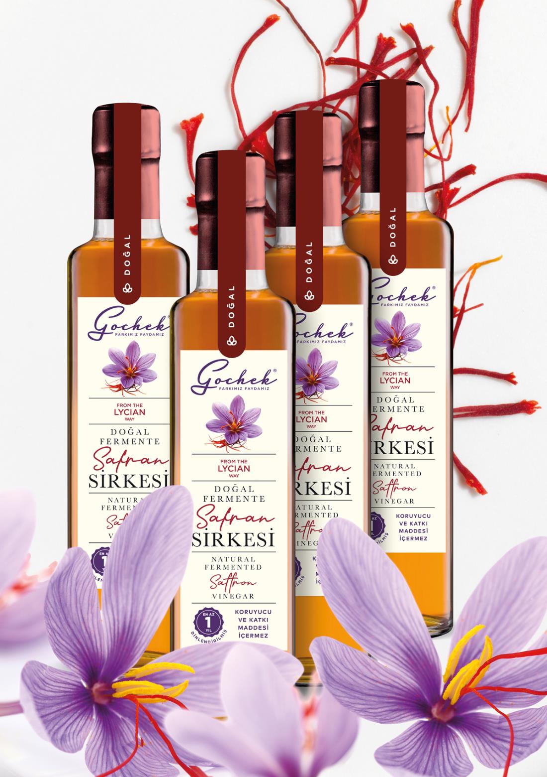 Safran Sirkesi 4'lü - 1000 ml