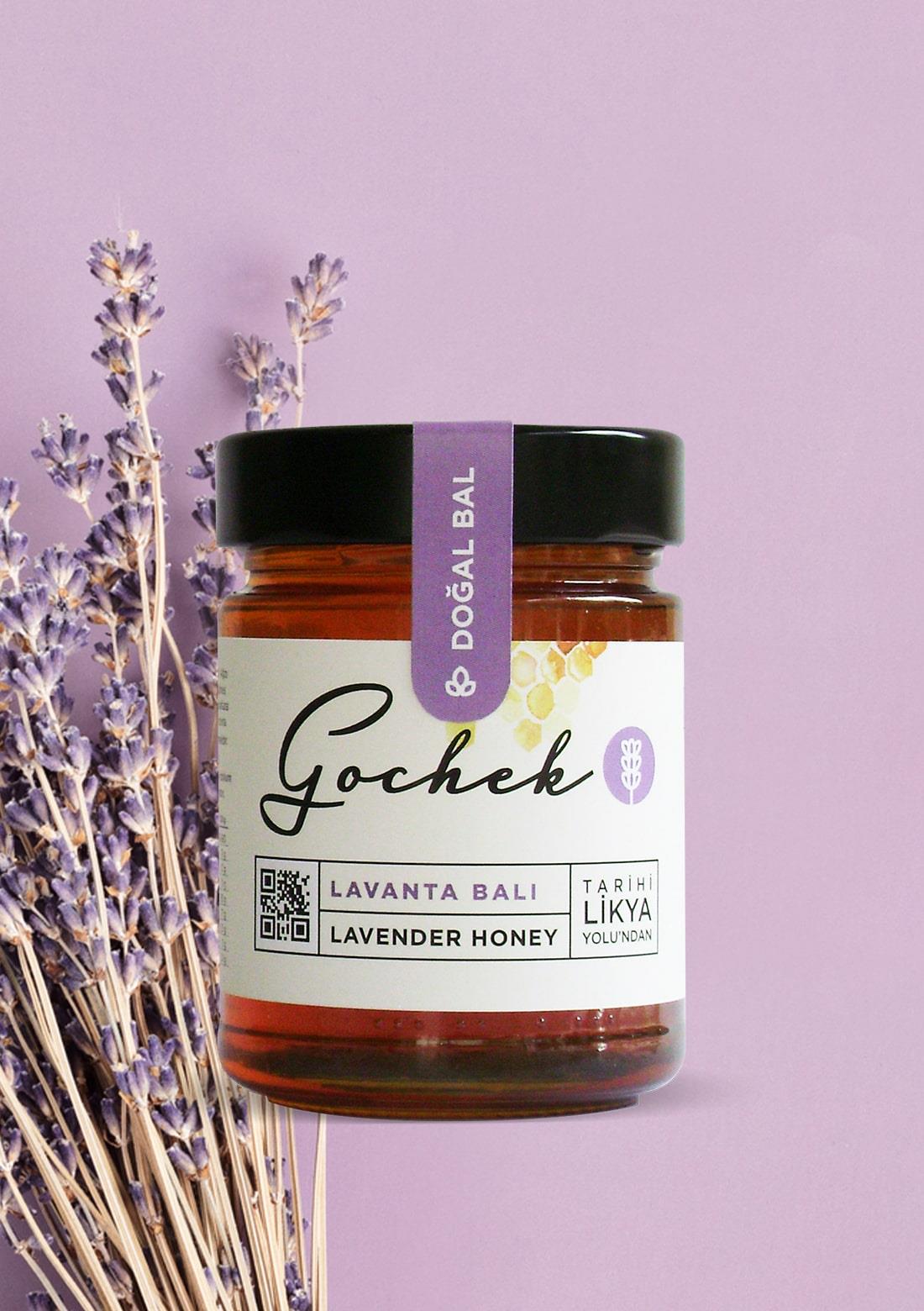 Lavendelhonig – 100% natürlich, roh, 400 g – ECOCERT-Bio-zertifiziert aus unseren eigenen Gärten