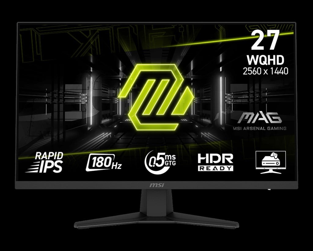 27 MSI MAG 274QF 0.5MS 180HZ 2K WQHD ADAPTIVE SYNC IPS GAMING