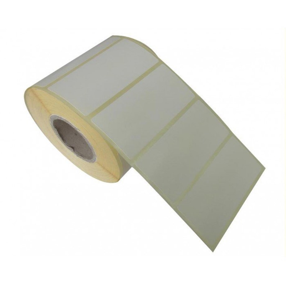 75X40 OPAK BASKISIZ ETİKET(3000)