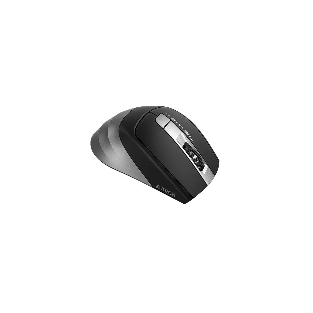 A4 TECH FB35, Grey, FSTYLER, BLUETOOTH, 2,4Ghz Kablosuz, Optik Mouse, 10-15Metre, 6 Buton, Nano Alıcı