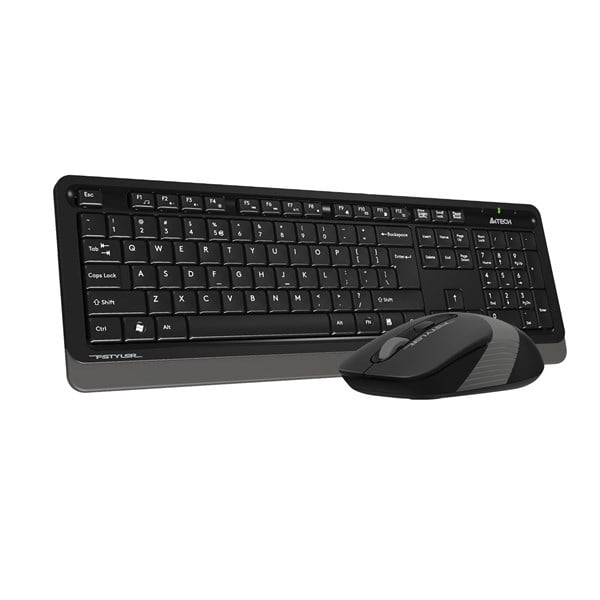 A4TECH FG1010 Kablosuz Q Trk Siyah/Gri Klavye - Mouse Set