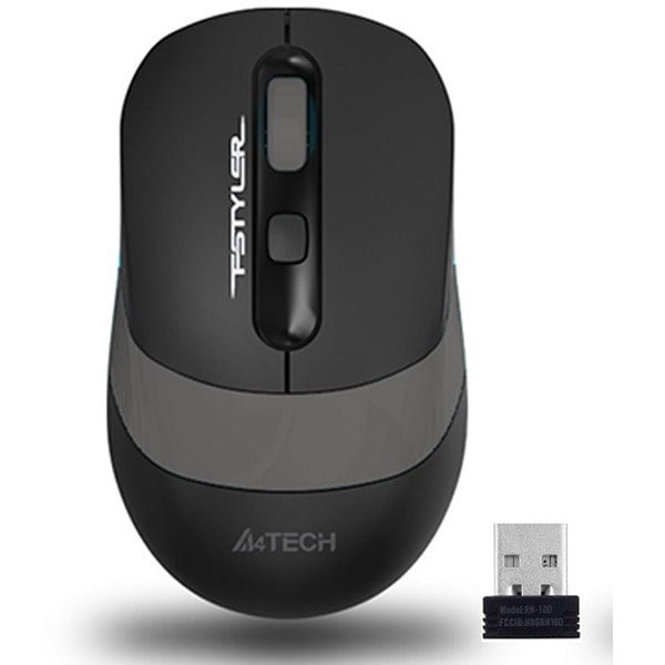 A4TECH FG10S Kablosuz 2000dpi Sessiz Siyah/Gri Mouse