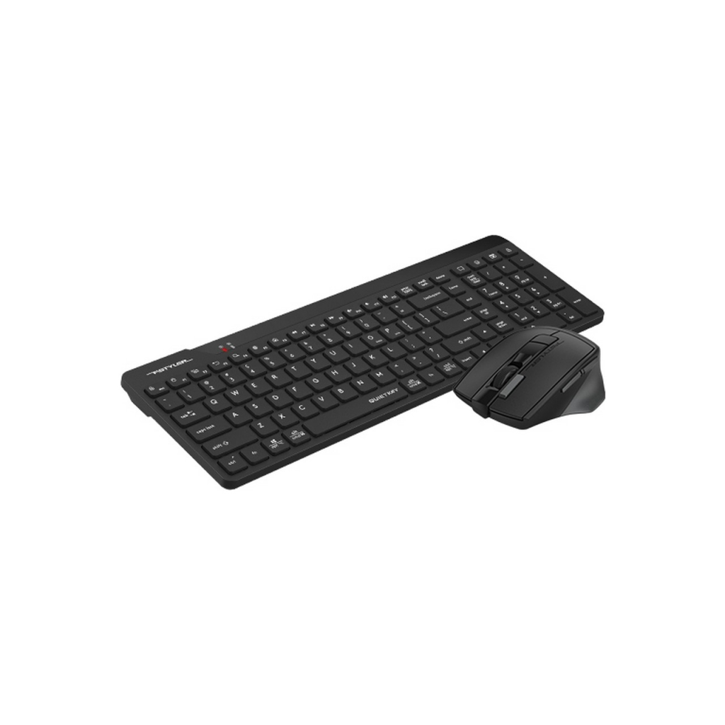 A4 TECH FG2400 AIR2 Siyah, FSTYLER, 2.4Ghz Mini Kablosuz, Türkçe Q, SESSİZ Klavye Mouse Set