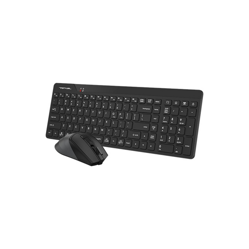 A4 TECH FG2400 AIR2 Siyah, FSTYLER, 2.4Ghz Mini Kablosuz, Türkçe Q, SESSİZ Klavye Mouse Set
