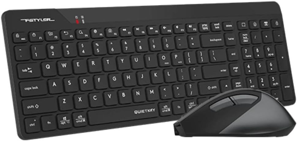 A4 TECH FG2400 Q SILENT 2.4 GHZ AİR2 SİYAH KLAVYE+MOUSE