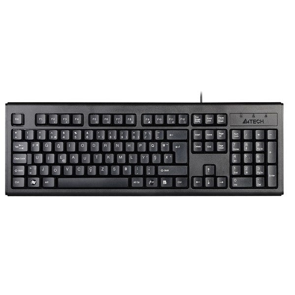 A4TECH KM-720 Kablolu USB F Trk Siyah Klavye