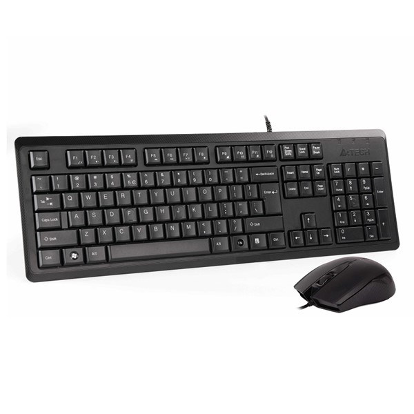 A4TECH KR-9276 Kablolu USB Q Trk Siyah Klavye - Mouse Set