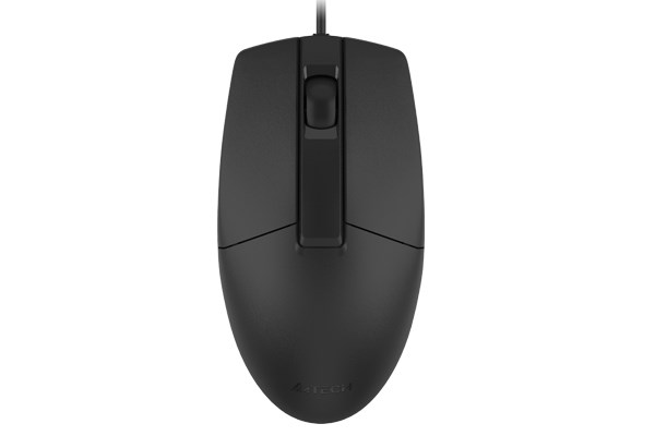 A4TECH OP-330S Kablolu USB 1200dpi Sessiz Siyah Mouse