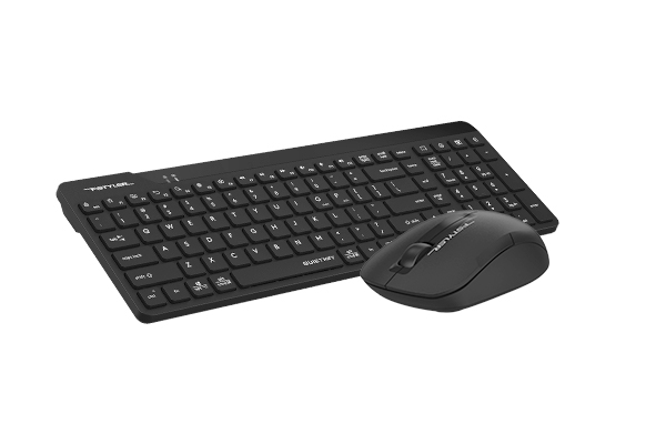 A4TECH FG2300 AIR2 Kablosuz Q Trk Sessiz Siyah Klavye - Mouse Set
