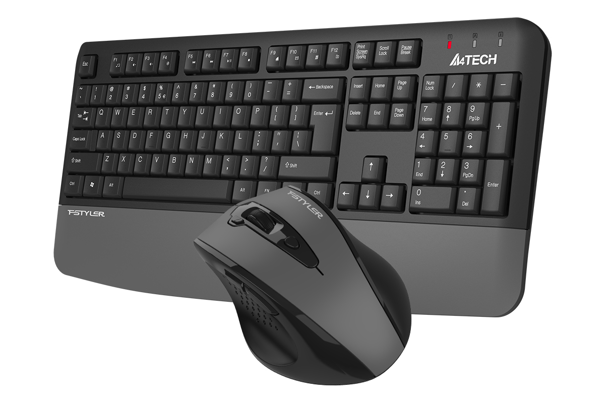 A4TECH FG2500S PLUS Kablosuz Q Trk Gri Klavye - Mouse Set