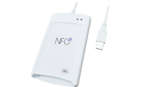 ACS ACR1581U-C1 DualBoost III USB Type-A Temaslı + 13.56MHz NFC Temassız Akıllı Kart Okuyucu / Kodlayıcı