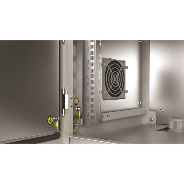 AGER 9U 600x600mm IP66 Dış Ortam Duvar Tipi Kabinet AG-OT09U6060B2-D-A-M1