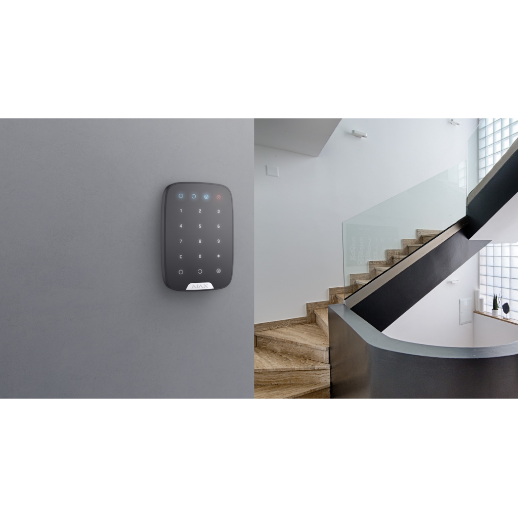 AJAX Keypad, Kablosuz, Tuş Takımı, SİYAH