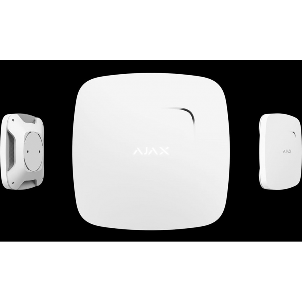 AJAX Fire Protect, Kablosuz, Isı ve Duman Dedektörü, BEYAZ