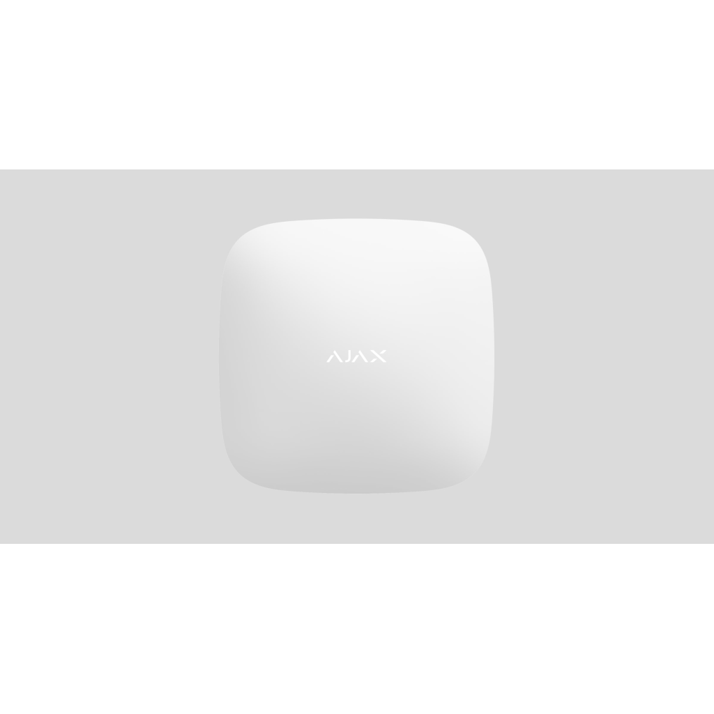AJAX Hub2 Plus, Kablosuz, Görsel Doğrulamalı, Alarm Paneli, Beyaz