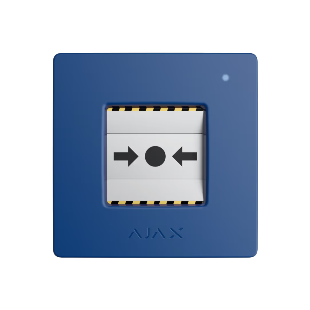 AJAX, Manual Call Point, Kablosuz, KIRBAS BUTONU NC, MAVİ