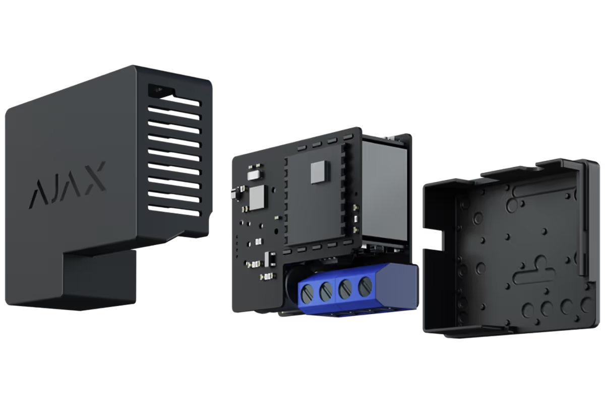 AJAX Relay Kablosuz Role Modülü Siyah