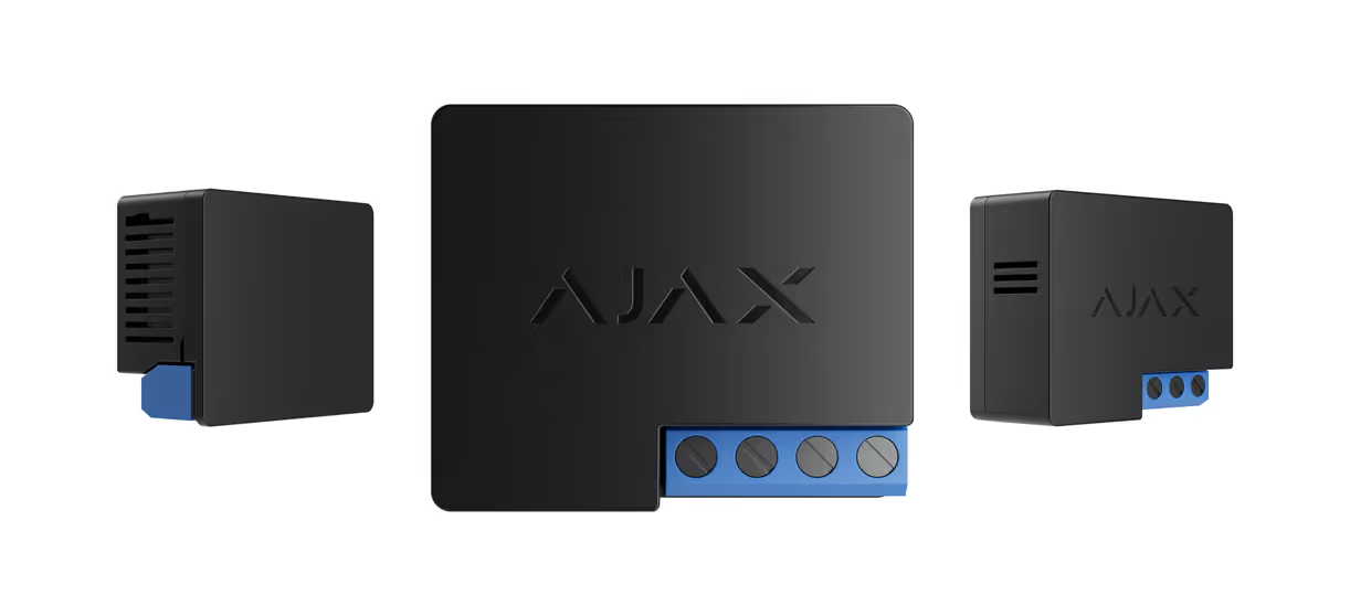 AJAX Relay Kablosuz Role Modülü Siyah