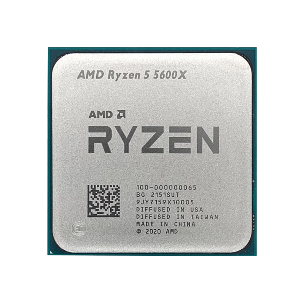 AMD RYZEN 5 5600X 35MB 6çekirdekli VGA YOK AM4 65w Kutusuz+Fansız