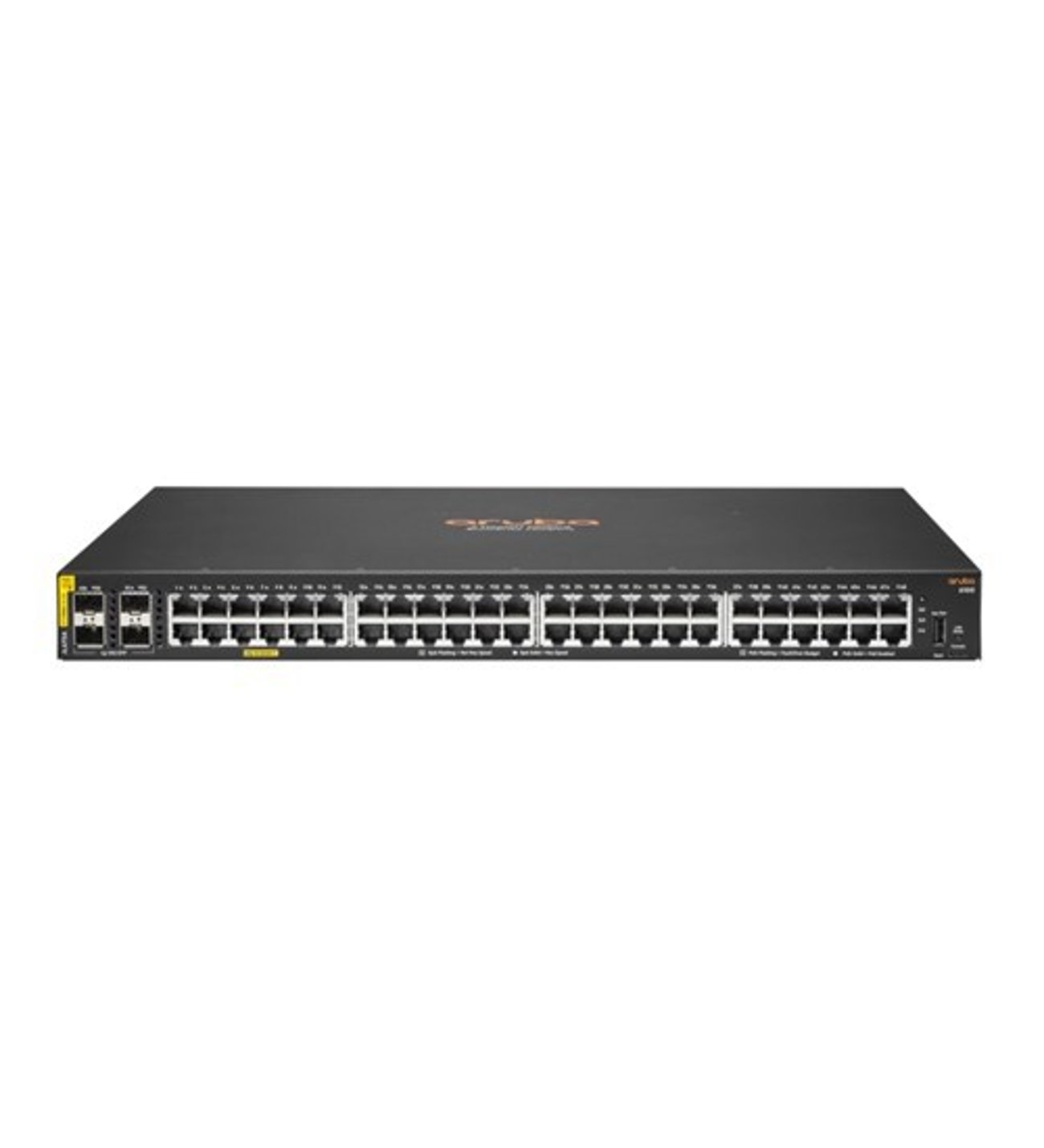 ARUBA 48port PoE 370w 4-SFP Gigabit Yönetilebilir Switch 6100 JL675A