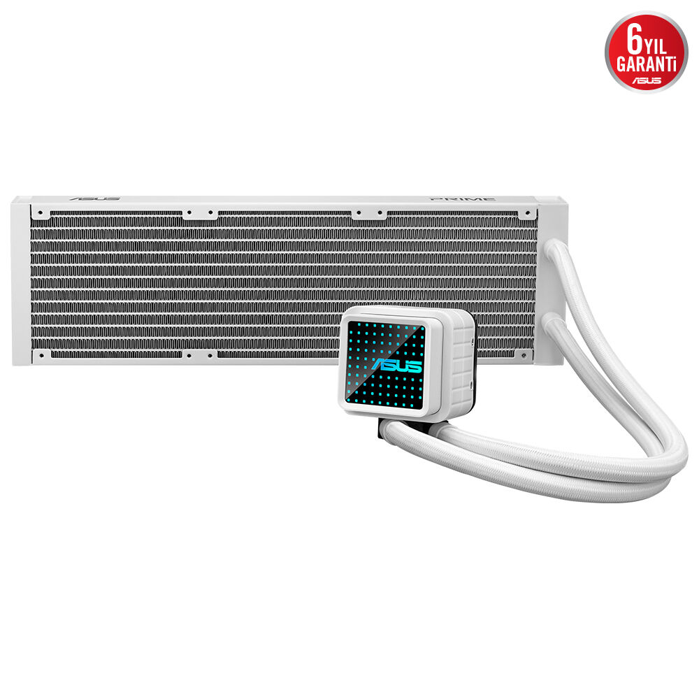 ASUS 360mm PRIME LC 360 ARGB AM5-1851p Sıvı Soğutmalı İşlemci Fanı Beyaz / 90RC0102-B0EAY0