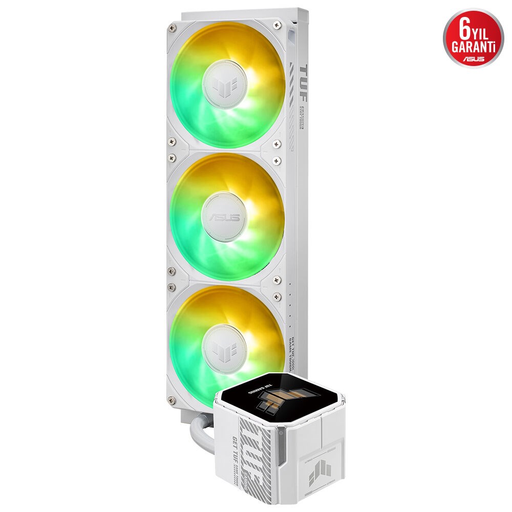 ASUS 360mm TUF GAMING LC III RGB Sıvı Soğutmalı AM5-1851p İşlemci Fanı Beyaz