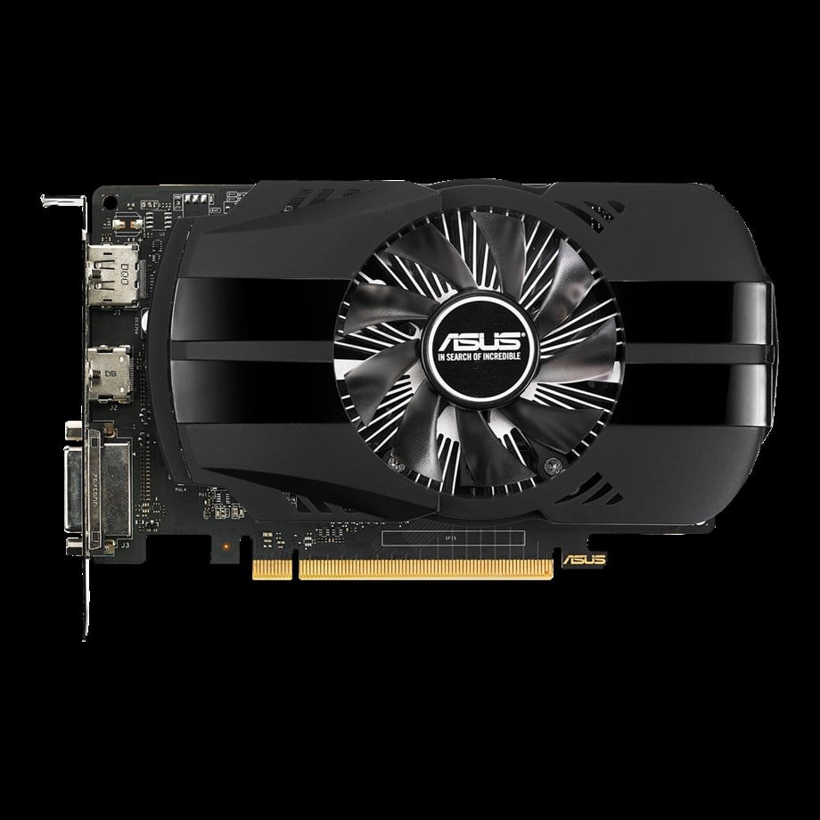 ASUS 4gb nVidia GTX1050Ti Phoenix PH-GTX1050TI-4G DDR5 128bit HDMI DVI DisplayPort 16X (PCIe 3.0)