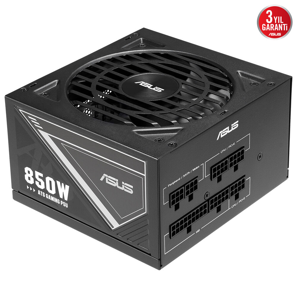 ASUS 850W 80+ GOLD 850W-ATS PCIE 5.0 Power Supply / 90YE04A0-B0NC00