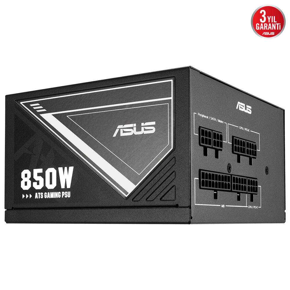 ASUS 850W 80+ GOLD 850W-ATS PCIE 5.0 Power Supply / 90YE04A0-B0NC00