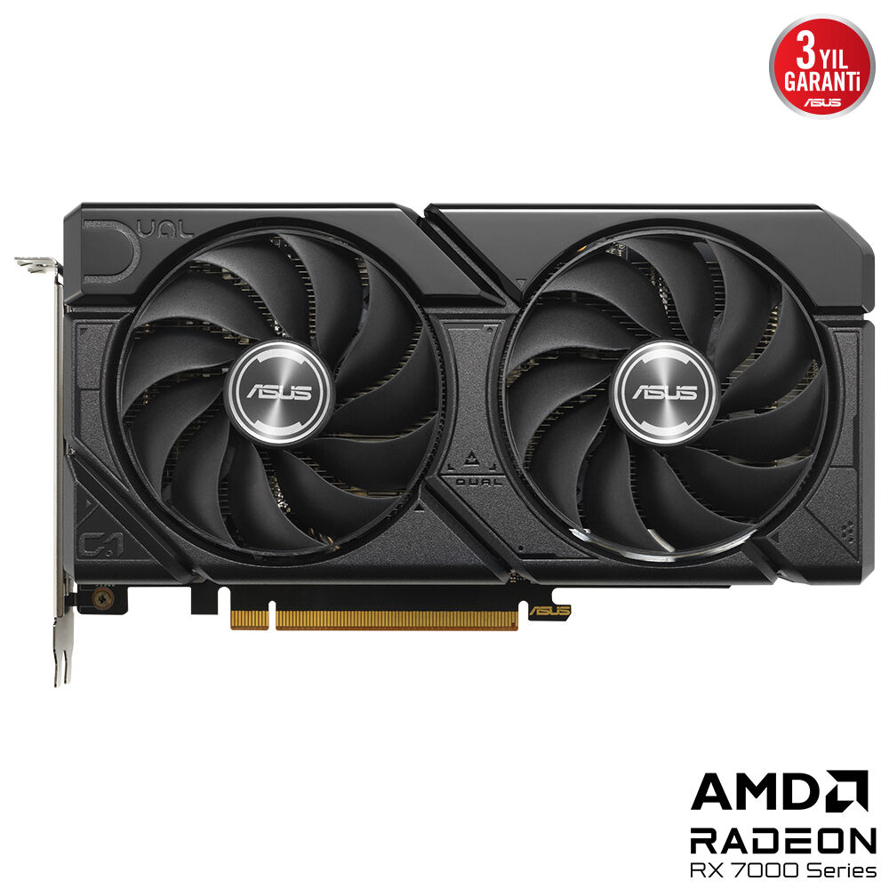 ASUS 8GB DUAL RX7600-O8G EVO GDDR6 128bit HDMI-DP PCIE 4.0 / 90YV0LD0-M0NA00