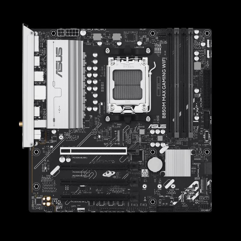 ASUS B850M MAX GAMING WIFI AM5 DDR5 8000MHZ(OC)  mATX HDMI ANAKART