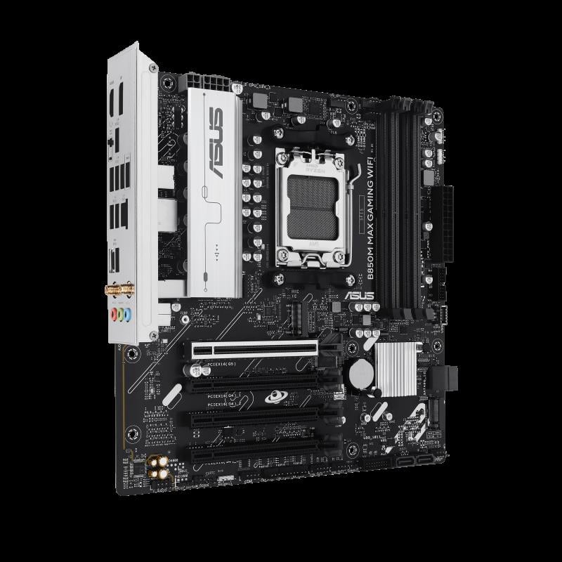 ASUS B850M MAX GAMING WIFI AM5 DDR5 8000MHZ(OC)  mATX HDMI ANAKART