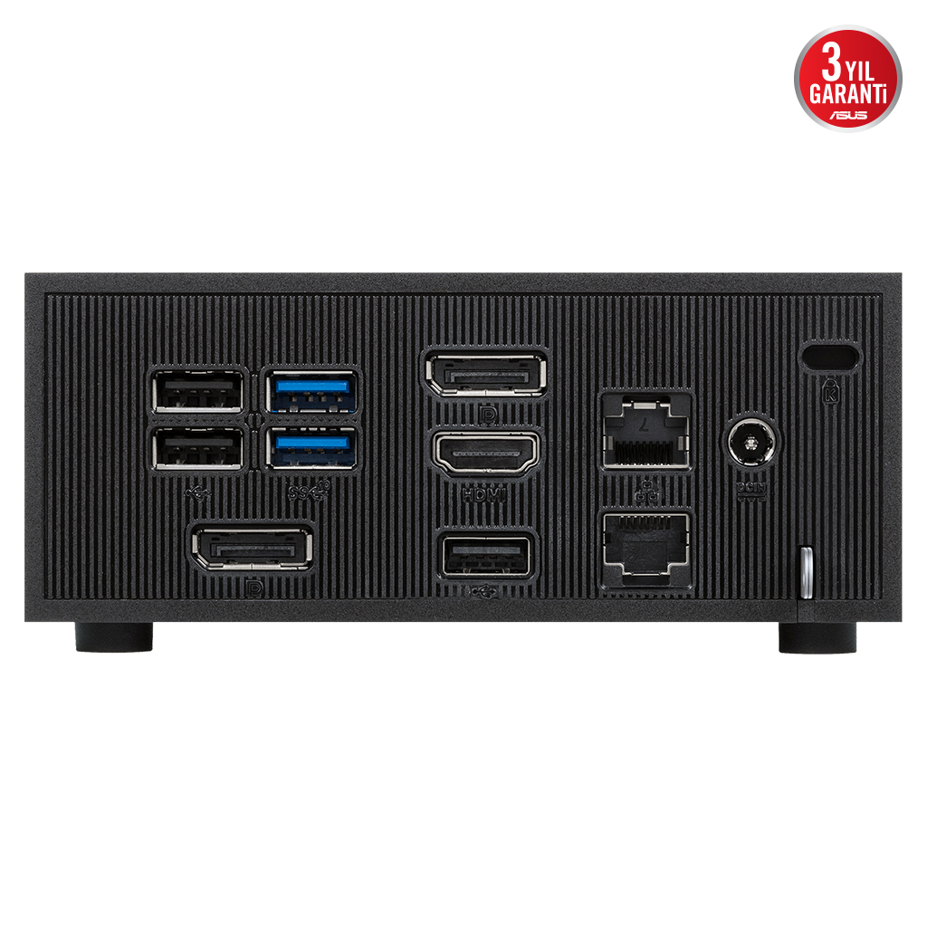 ASUS Mini PC PN42-SN0285AV, Intel Processor N100, 4Gb Ram, 128Gb M.2 SSD, DP, HDMI, VGA, COM, USB, Paylaşımlı Ekran Kartı, Wi-Fi6E, Windows 11 Pro, MFF MiniPC
