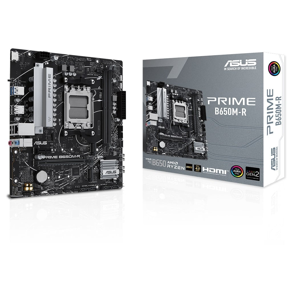 ASUS PRIME B650M-R, 2xDDR5, 2x M.2, HDMI, AM5 Soket Anakart