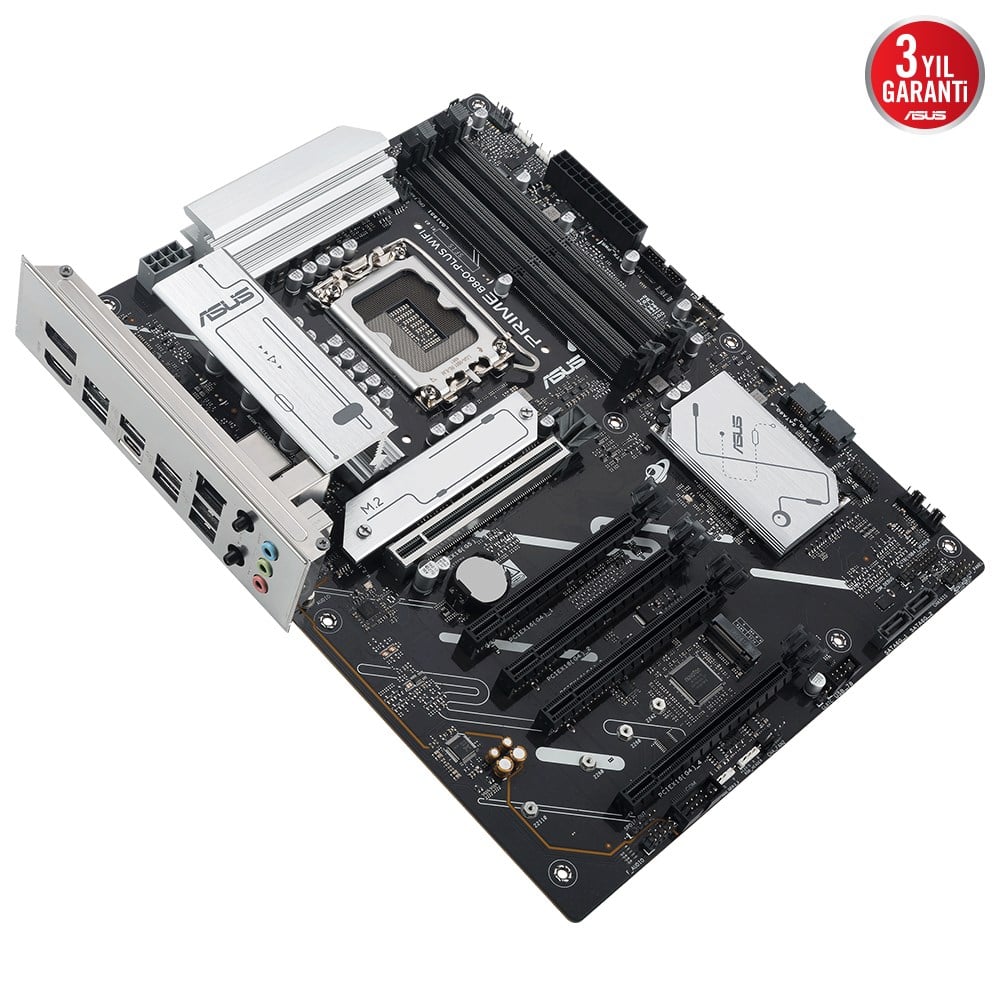 ASUS PRIME B860-PLUS WIFI 4x DDR5 DP/HDMI 2x M.2 1x 2.5GLAN/WIFI/BT USB3.2 1851P ANAKART