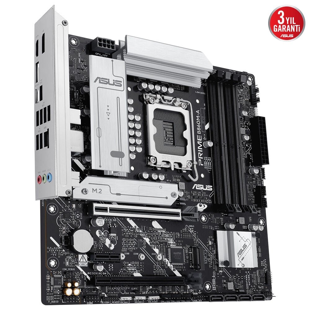 ASUS PRIME B860M-A-CSM DDR5 HDMI-DP TYPEC PCIE 5.0 1851p mATX / 90MB1K00-M0EAYC