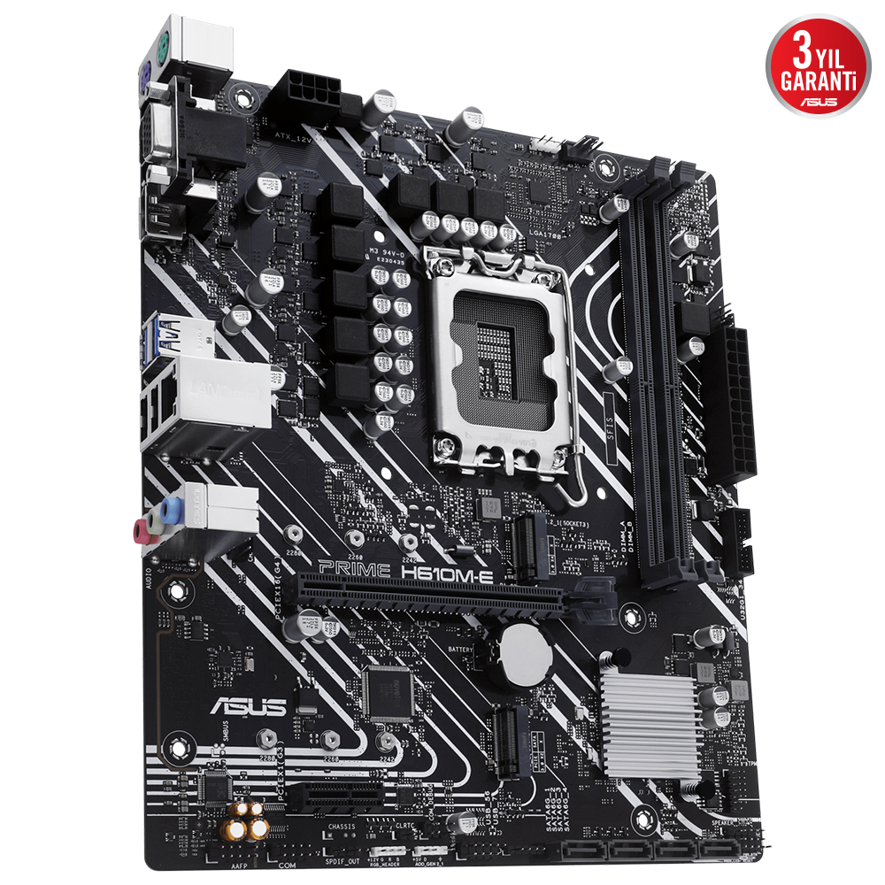 ASUS PRIME H610M-E-CSM DDR5 HDMI-DP PCIE 4.0 1700p mATX Kurumsal Anakart