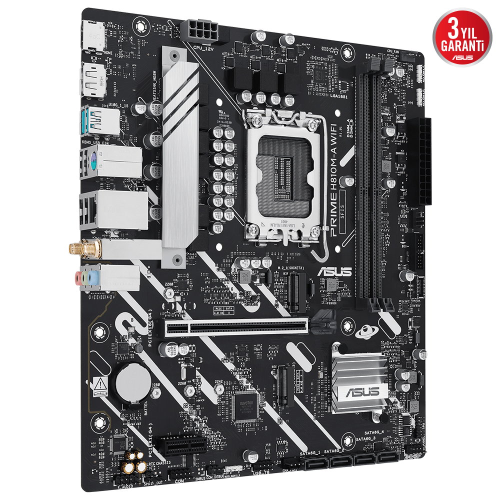 ASUS PRIME H810M-A WIFI6 DDR5 HDMI-DP PCIE 4.0 1851p mATX