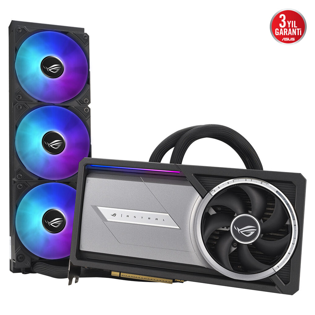 ASUS ROG-ASTRAL-LC-RTX5090-O32G-GAMING, 32Gb, 512Bit, GDDR7, 2xHDMI, 3xDP GAMING Ekran Kartı