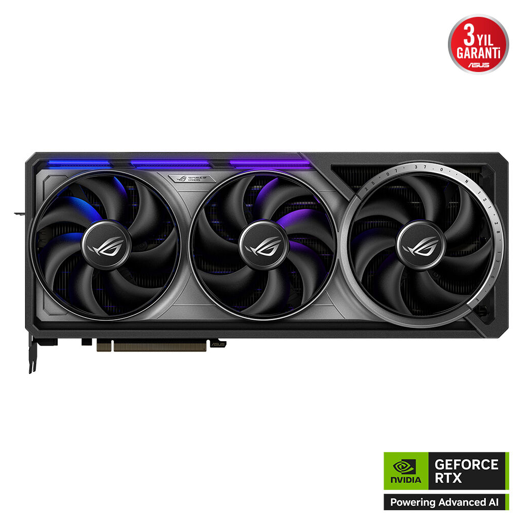 ASUS ROG-ASTRAL-RTX5080-O16G-GAMING, 16Gb, 256Bit, GDDR7, 2xHDMI, 3xDP GAMING Ekran Kartı