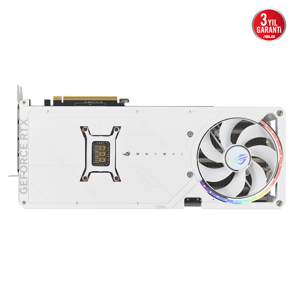 ASUS ROG-ASTRAL-RTX5080-O16G-WHITE, 16Gb, 256Bit, GDDR7, 2xHDMI, 3xDP GAMING Ekran Kartı