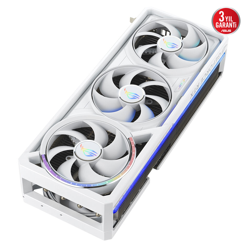 ASUS ROG-ASTRAL-RTX5080-O16G-WHITE, 16Gb, 256Bit, GDDR7, 2xHDMI, 3xDP GAMING Ekran Kartı